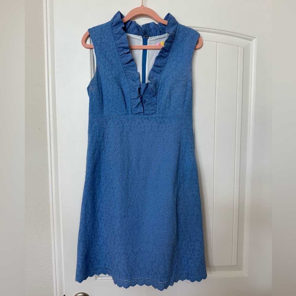 Blue Floral Lilly Pulitzer Dress